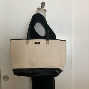 New Kate Spade Canvas and Leather Tote